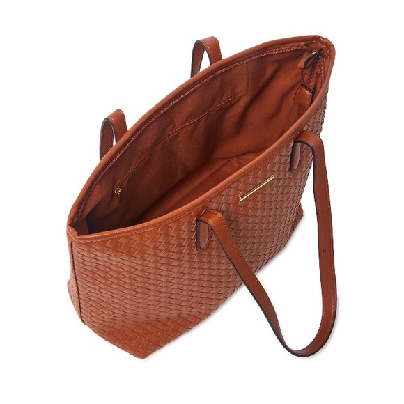 NWT Time and Tru 3PC handbag Set Woven - Picture 3 of 7